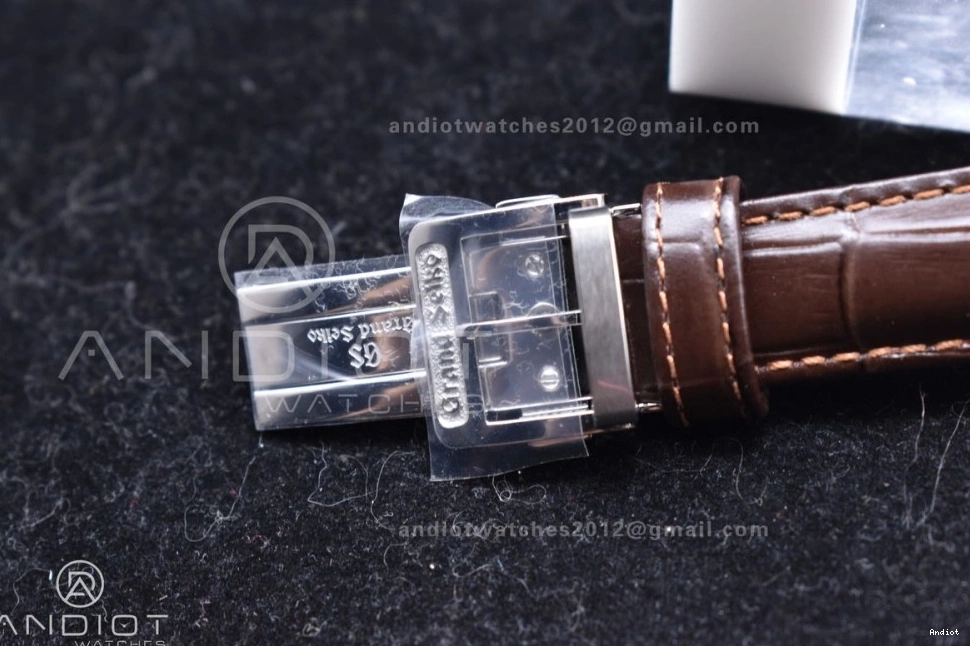 Grand Automatic SS Best 1:1 Seasonal NH Dial Brown GSF Edition Elegance Strap Cream on 890 Seiko Leather 0713
